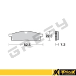 Brzdové destičky přední PROX