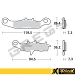 Brzdové destičky přední PROX