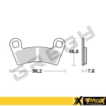 Brzdové destičky přední PROX