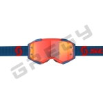 Brýle FURY 24 dark blue/neon red orange chrome works