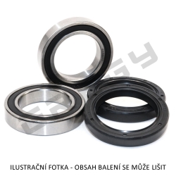Sada ložisek a gufer předního kola