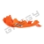 Kryt motoru KTM 250 300 SX 23 / HUSQVARNA - Barva: Oranžová