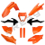 Sada plastů KTM EXC 17 - Kombinace: OEM19