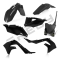 Sada plastů KAWASAKI KXF 450 19 - Kombinace: Černá