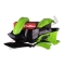Sada plastů KAWASAKI KXF 250 09 - Kombinace: OEM12